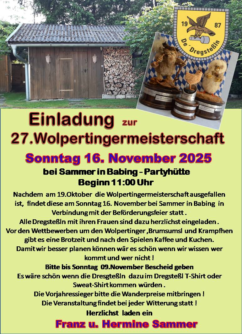 Einladung Wolpi 2025 in babing1